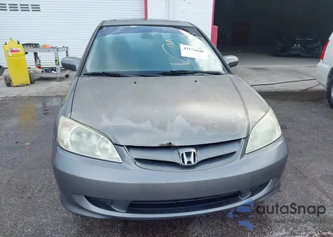 2005 Honda Civic Ex из США, поврежденный, VIN 2HGES25745H540456
